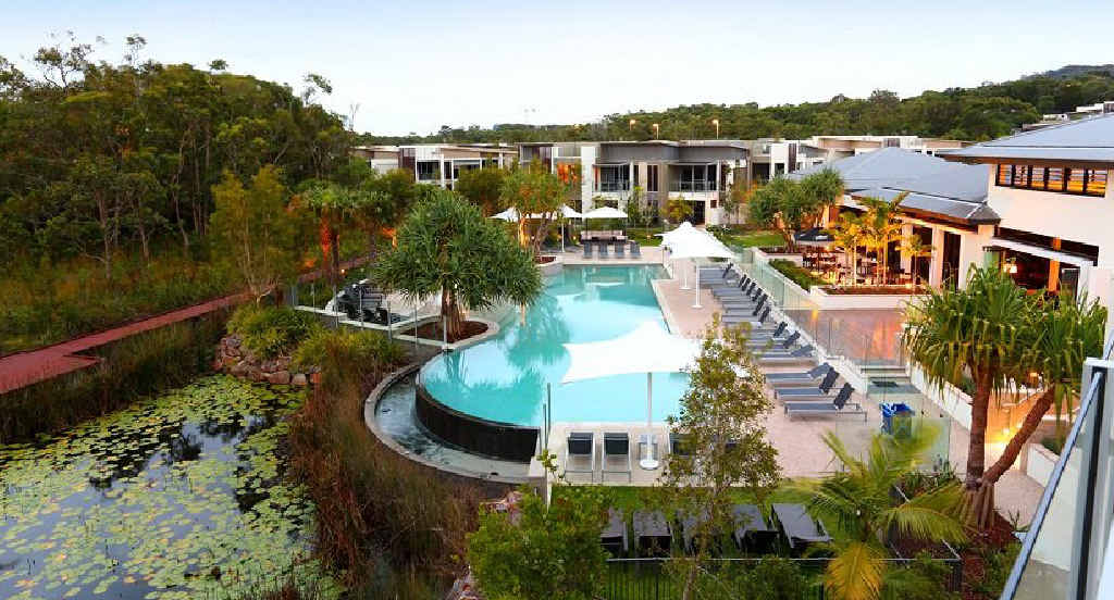 and (below from left) Narrows Escape Rainforest Retreat at Montville, Rumba Resort in Caloundra and Oceans Mooloolaba. PHOTOS: CONTRIBUTED and (below from left) Narrows Escape Rainforest Retreat at Montville, Rumba Resort in Caloundra and Oceans Mooloolaba. PHOTOS: CONTRIBUTED